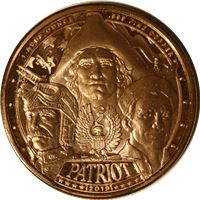 patriot copper round wwi